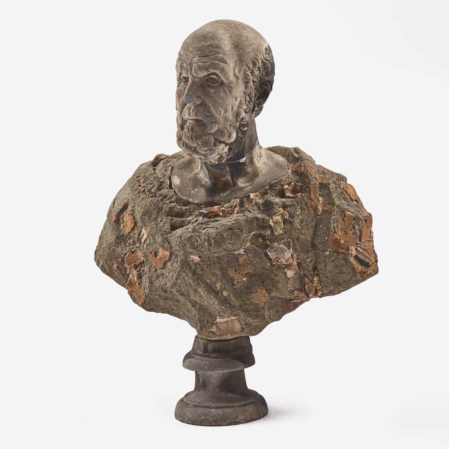 Lot 10 - A Large Bust of a Roman Gentleman