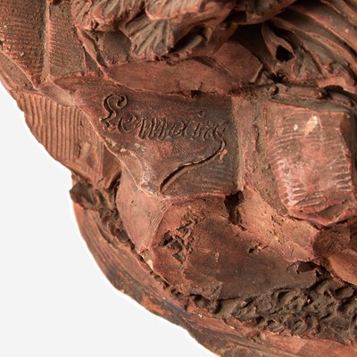 Lot 38 - A French Terracotta Group of Leda and the Swan