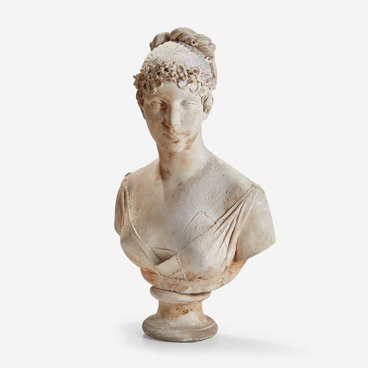 Lot 70 - A Plaster Bust of a Regency Lady