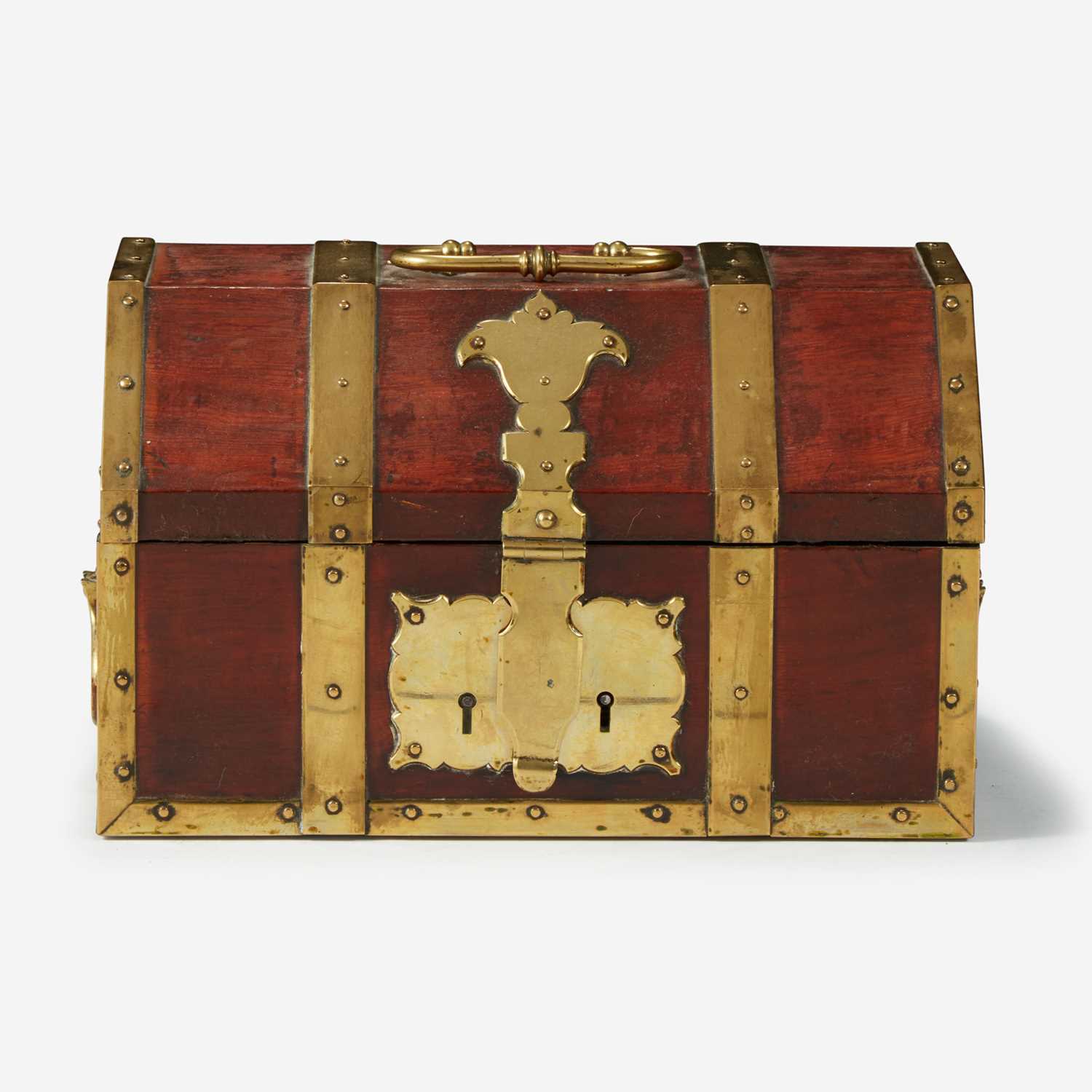 Lot 61 - An English Brass-Mounted Cedarwood Casket