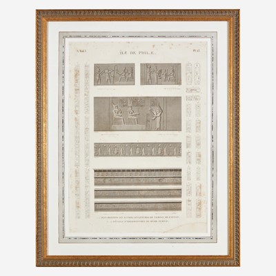 Lot 58 - A Suite of Five Engravings from 'Description de l'Égypte'
